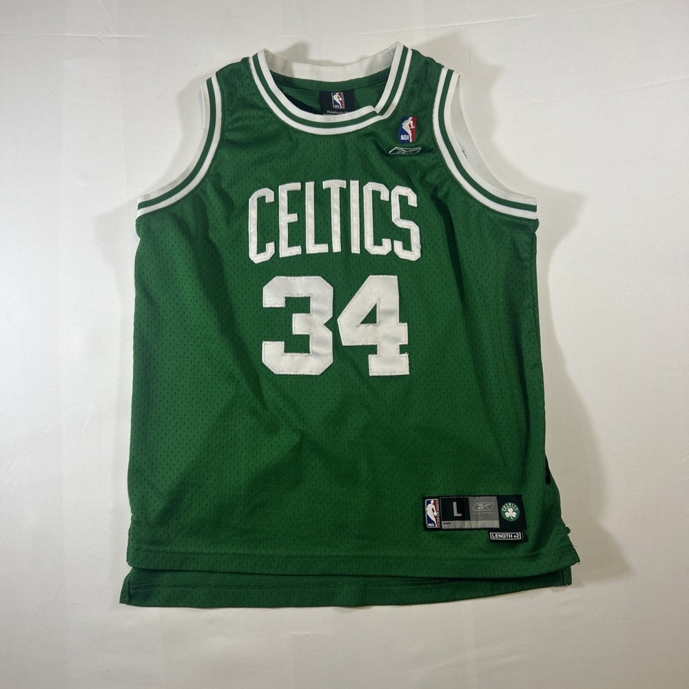 Boston Celtics Pierce Reebok NBA Basketball Jersey size Large 14-16 Youth